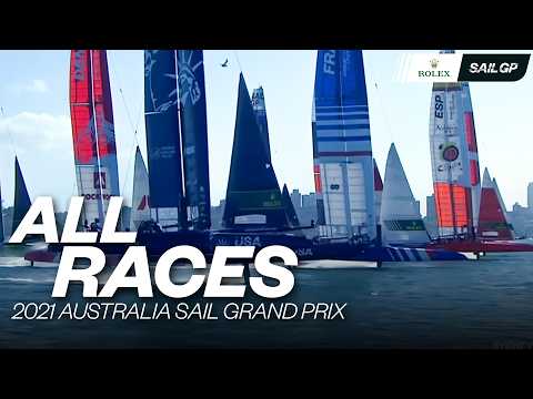 ALL RACES | 2021 Australia Sail Grand Prix | Races 1 - 5 & Final | SailGP