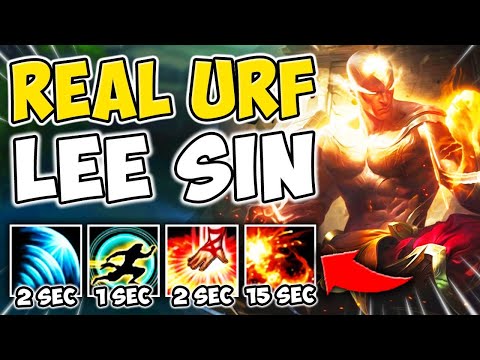 REAL URF IS BACK! LEE SIN URF = INSANE OUTPLAYS (80% CDR) - League of Legends