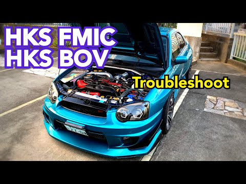 HKS Front Mount Intercooler and HKS Blow off valve on My Voltex WRX STi Part3