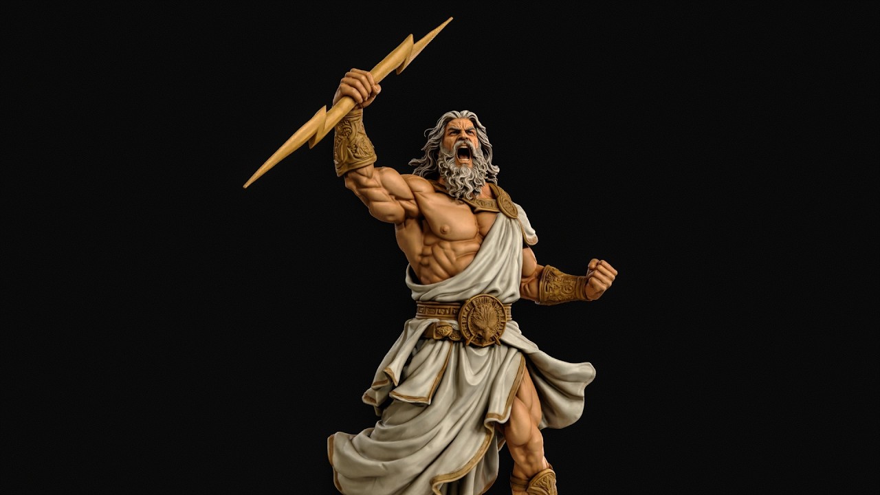 Zeus 3D Print Ready 3D Print Model