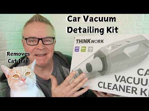 Viewsun Car Cleaning Kit, Car Interior Detailing Kit with High Power Handheld Vacuum, Detailing Brush Set, Windshield Cleaner, Cleaning Gel, Complete Auto Accessories for Men, Women video review thumbnail