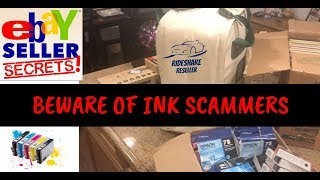 Again I was scammed on my SOLD EBAY ITEM from INK RESELLERS