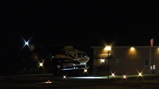 Bird Strike Caught On Film! Bird Bat Attack&#39;s EC-135 Helicopter at 2:55! Full Sound Engine Start Up