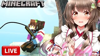 【マイクラ】釣りで馬の鞍をゲットするまで終われません！馬に乗ってみたいよ【Minecraft 生放送】