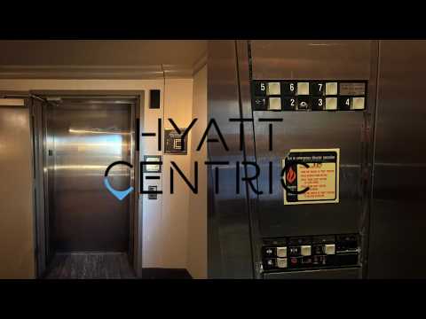 EPIC But Worn Out Montgomery Vector Traction Service Elevator- Hyatt Centric- Santa Clara, CA