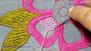 Classical Hand Embroidery for Beginners at Home, Easy method of Embroi