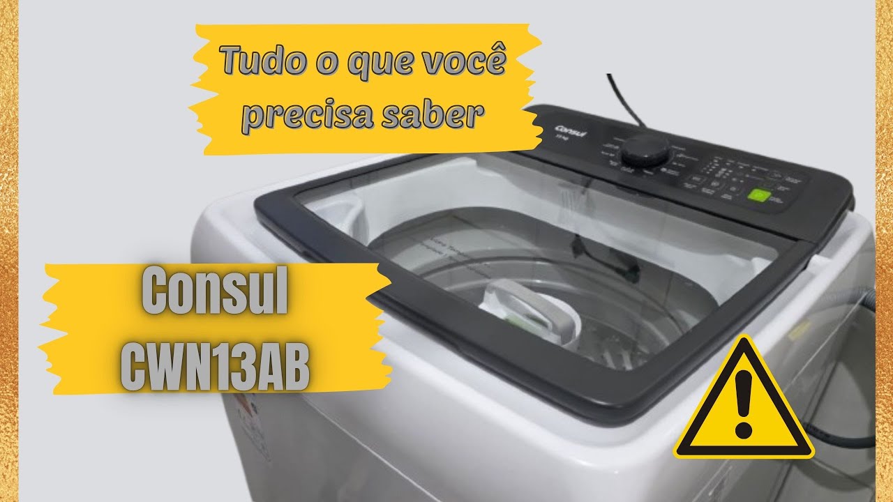 Miniatura da avaliação em vídeo de Lavadora Consul LWBE150T3 15kg 127V