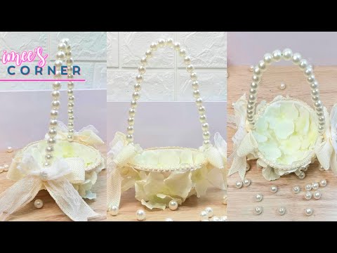 Diy Making  Wedding Basket || Flower Girl Basket for Wedding