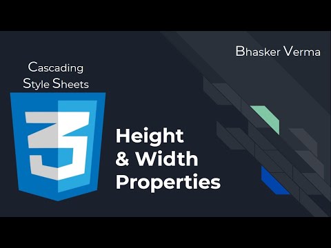 CSS Tutorial for beginners in Hindi 22| Height Width Min Height Max Height
