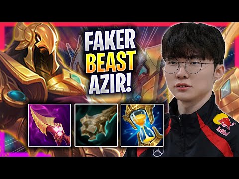 FAKER IS A BEAST WITH AZIR! - T1 Faker Plays Azir MID vs Ahri! | Season 2024