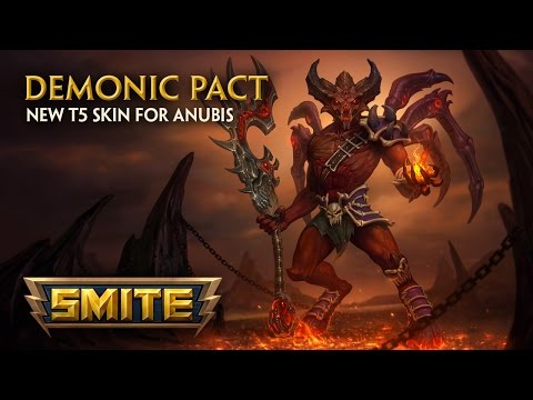 SMITE - New T5 Skin for Anubis - Demonic Pact