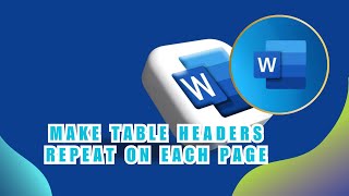 Download the video "Stop Scrolling! 📄 How to Make Table Headers Repeat on Each Page in Word"