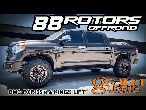 Smoked Mesquite Tundra Platinum on Kings Lift & Gram Lights 57 Trans-X Wheels!
