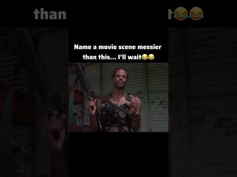 Name a movie scene messier than this… I’ll wait😂😂 | 🎥: I’m gonna gut You Sucka ⚡️💀
