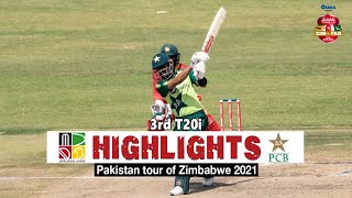 Zimbabwe vs Pakistan Highlights  3rd T20i  Pakista