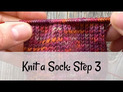 Knit a Sock: Step 3 The Heel Flap