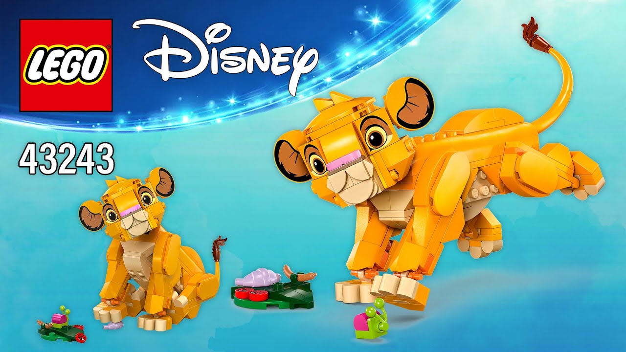 LEGO® Disney Simba the Lion King Cub (43243)[222 pcs] Step-by-Step Building Instructions | TBB