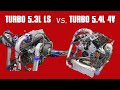 JUNKYARD TURBO 5.3L vs FORD 5.4L 4V CHEVY vs FORD JUNKYARD TURBO 5.3L vs FORD 5.4L 4V CHEVY vs FORD