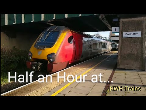 Half an Hour at (322) - Prestatyn Station 07.11.2020 - Class 56 175 221 Transport for Wales Avanti