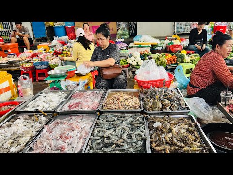 Cambodian Street Food & Market Tour Compilation 2025 | Real Life in Cambodia Local Market