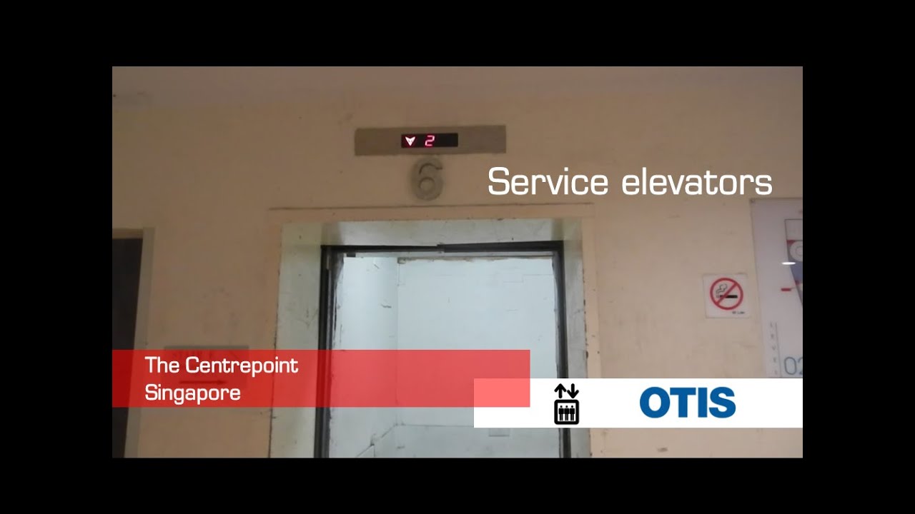 Modded OTIS Service Elevators at The Centrepoint, Singapore