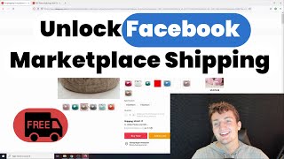 How to unlock the shipping option in Facebook marketplace