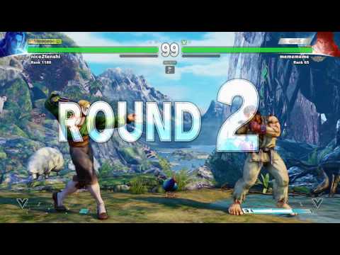 SFV~ Ryu (MCZ Daigo Umehara) vs. Vega (nico2tenshi) HD 7