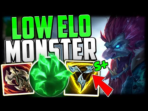 Trundle LOW ELO MONSTER - How to Play Trundle & Carry for Beginners Season 14 - League of Legends