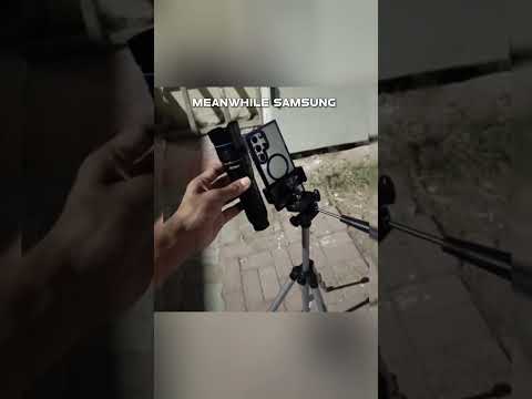 Samsung Vs iPhone Zoom Lens Comparison ☠️ #shorts