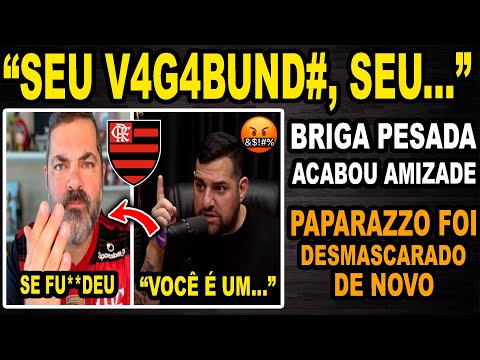 "YOU'RE A BASTARD, YOU..." HEAVY FIGHT BETWEEN FLAMENGO PAPARAZZI AND JULIO MIGUEL NETO!