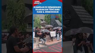 Massa Aksi Kamisan di Semarang Geruduk Kantor Gubernur, Suarakan Pelanggaran HAM dan Demokrasi