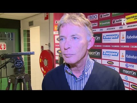 Harry van den Ham na de zege op MVV