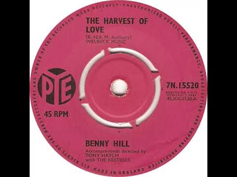 UK New Entry 1963 (103) Benny Hill - The Harvest Of Love