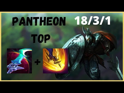 PANTHEON TOP IS NEW META-League of Legends Gameplay