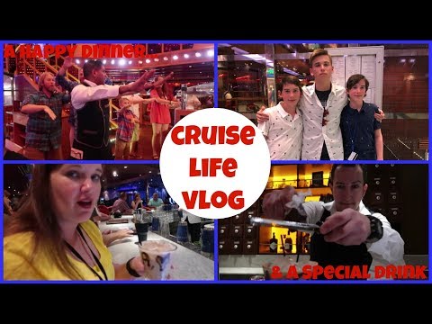 CRUISE LIFE VLOG: Carnival Dream: A Happy Dinner & A...