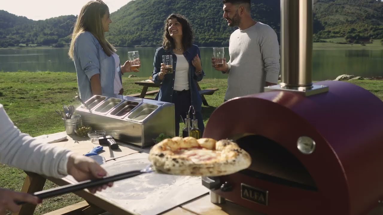 Alfa Moderno Portable Pizza Oven - Ardesia Grey - FXMD-PTPB-GGRA-U