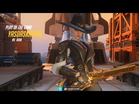 Overwatch Surefour's Ashe + Pocket Mercy = 100% Win Rate