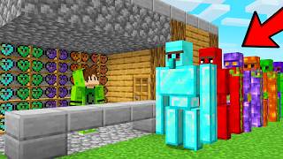 Abri uma LOJA de CORAÇÕES de IRON GOLEM no Minecraft! thumbnail