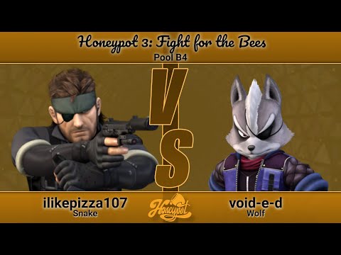 ilikepizza107 (Snake) vs void-e-d (Wolf/Knuckles) - Honeypot 3: Fight for the Bees - Pool B4