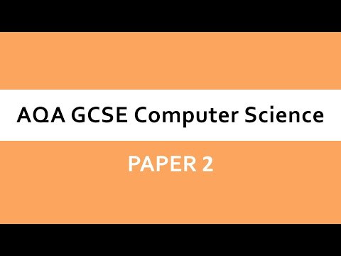 AQA GCSE Computer Science - 8525 Paper 2 Introduction