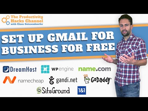 How To Set Up A Business Email Through Gmail For Free