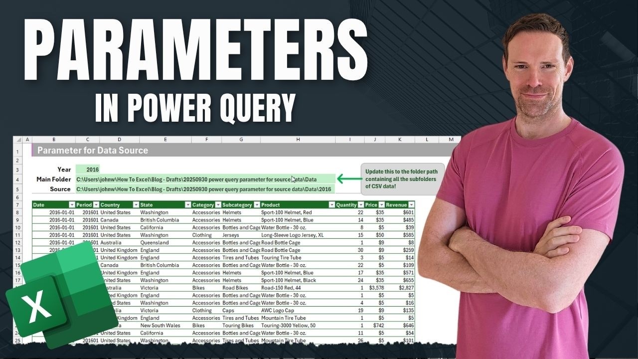 Excel Power Query Parameters: Easily Change Data Source!