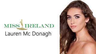 Lauren Mc Donagh Miss World Ireland 2017 Introduction Video