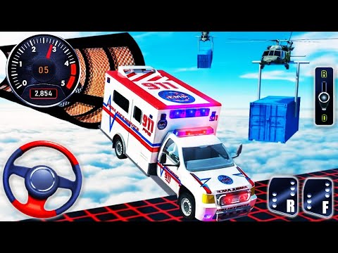 Ambulance Stunt Van Racing - Impossible Tracks Car Driving Simulator - Android GamePlay