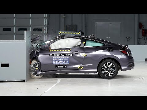 Honda Civic Coupé 2016 obtiene el Top Safety Pick+ del IIHS