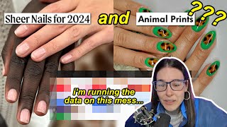 Nail Trends 2024 ARE LIES! (I did a meta-analysis for scientific proof)💅