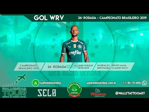 Goal by Felipe Melo - Palmeiras 1 x 0 Chapecoense - 26th round of the Brazilian Championship 2019...