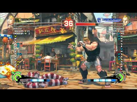 SSF4 AE: Sasaki (Cody) vs pikagoma (Abel) - Ranked Match (720p HD)