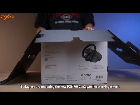 Руль для игр с коробкой передач PXN V9 GEN2 Игровой руль для пк База управления Игровой руль для компьютера - фото 1 - id-p2863414050