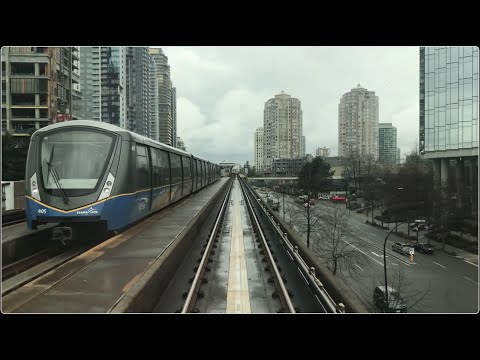 Lougheed Town Centre Station to Nanaimo Station | Expo Line SkyTrain - Feb 14, 2022